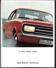 Opel Rekord C Notch-Back c1966-1967 South African Market Brochure Inc Coupe