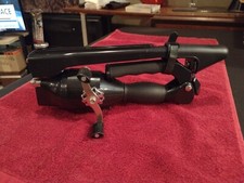 Instant Fisherman 12" to 50" Portable Black Folding Fishing Pole EXCELLENT COND