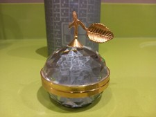 SWAROVSKI PHOTO FRAME APPLE GOLD SMALL DESIGNED By Max Schreck Vintage 80s