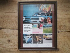 PONTIAC GTO TEMPEST LE MANS PERIOD GENUINE GENERAL MOTORS ADVERTISING PAGE 