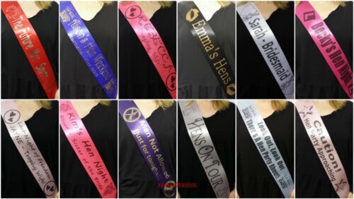 Personalised sash any - sash,,