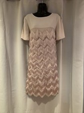 ZZ Womens Size 16 River Island Grey / Beige BNWT Ra Ra Dress STUNNING FORMAL