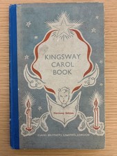 The Kingsway Carol Book Harmony Edition  1940s Hardback Book Christmas Music 