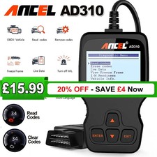 ANCEL AD310 OBD2 Scanner Car