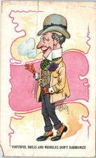 Vintage Postcard 1910s Comic