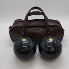 2 x Vitalite 5 Bias 3 Black 4.75" Diameter Bowling Balls + Carry Bag