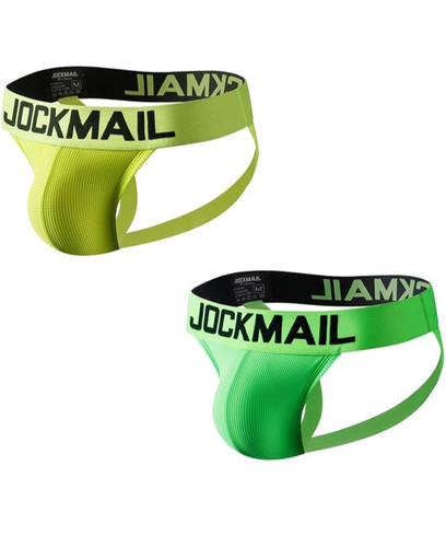 2pcs jockmail sexy - 2pcs, neon