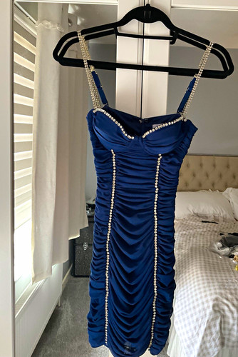 Polly ruched bodycon mini - oh,