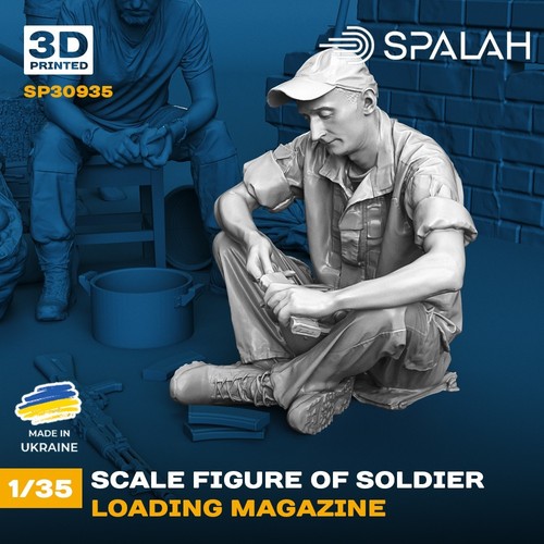 Scale soldier reloading - 1/35,