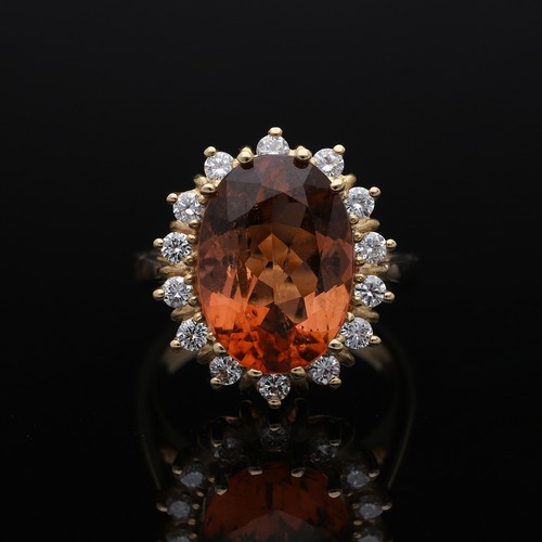 Ring with brilliant-cut