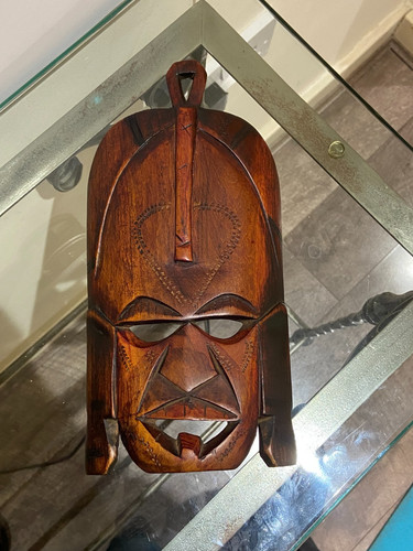 African hand carved - hand-carved, wood