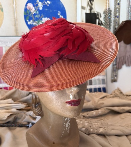 Vintage 1940 straw - straw, &