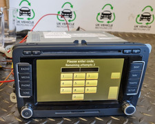 2008-14 VW PASSAT GOLF RADIO CD PLAYER SAT NAV 1T0035680C (PLZ READ DESCRIPTION)