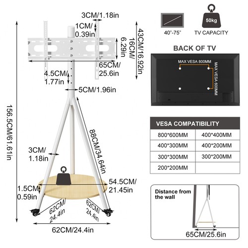 Rolling tripod display - tripod,