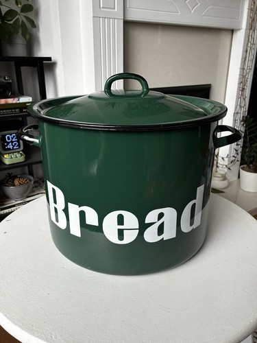 Lovely large green enamel - lovely,