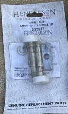 NEW HENDERSON RETRACTABLE ROLLERS Spindles Garage Door Repair Spares Part 032017