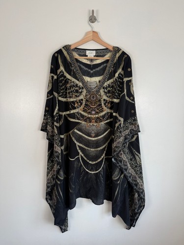 Camilla kaftan dress 100 silk - dress,