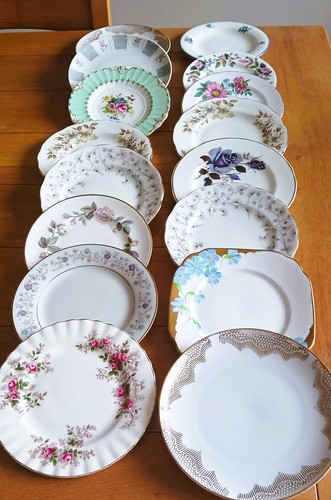 Mismatched vintage bone - mismatched,