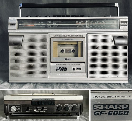 1980s sharp 6060e - gf-6060e, stereo