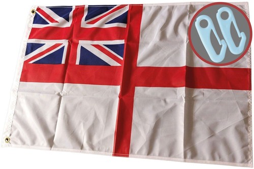 White ensign flag 3ft 2ft - ensign,