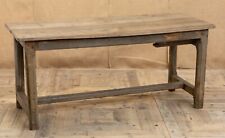 Antique Georgian George III Painted Oak & Elm Country Refectory Dining Table
