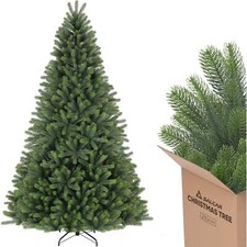 Artificial Christmas Tree 7ft 210cm Full Bushy 100% PE Tips SALCAR