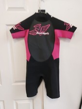 Board Angels 10/11 Yrs Kids Wetsuit Shortie