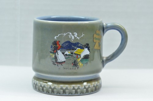 Irish porcelain mug cup - irish,