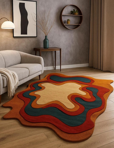 Hand tufted designer rug - hand-tufted, |