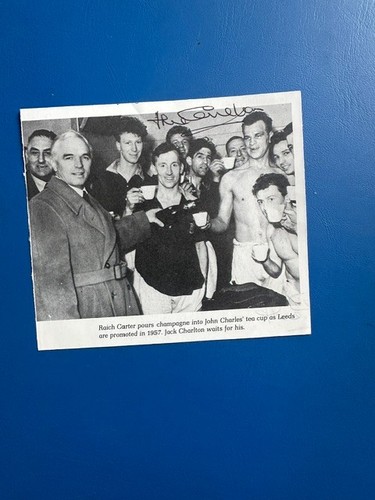 Jack charlton signed leeds - jack,