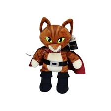 Build A Bear Puss In Boots Plush Soft Toy With Cape /Sword & Tags 2022 Dreamwork
