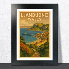 Llandudno Travel Poster