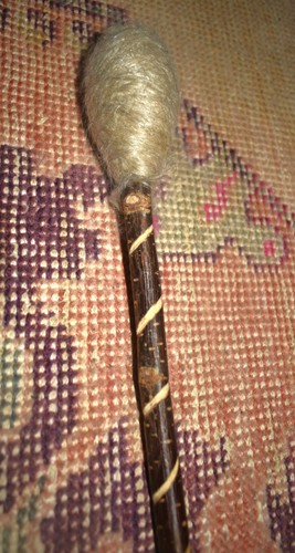 Shamanic drum beater - beater, hazel