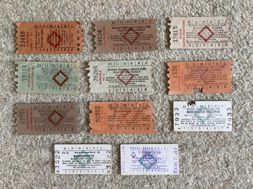 British rail platform tickets - platform,