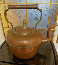 Vintage Copper Stove Top Kettle.