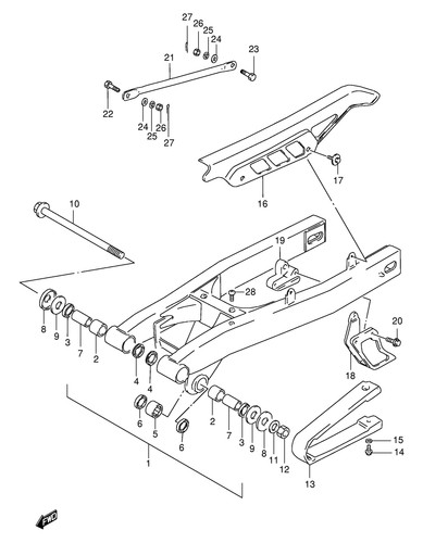 Suzuki genuine nut - genuine, gsx-r400
