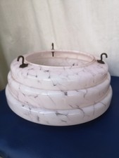 Vintage Art Deco  pink Glass