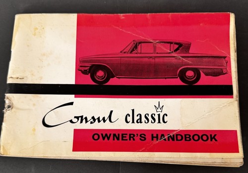 Original ford consul classic - consul,
