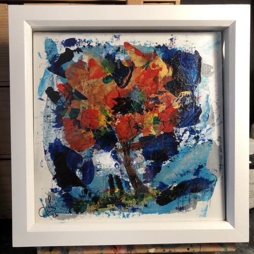 Original acrylic painting a108 - painting,