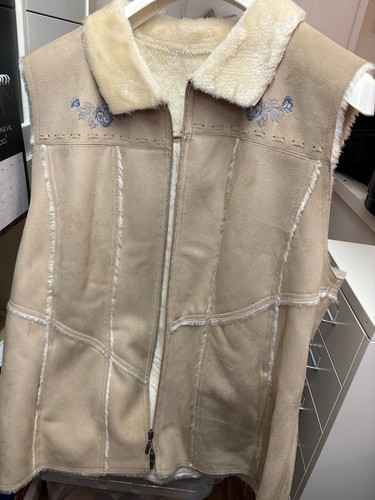 Hucke woman cream gilet - woman, /
