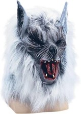 Adults Werewolf Mask Fur Trim