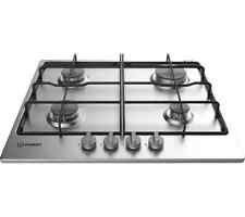 INDESIT THA642IX 4 Burners Gas Hob - Silver 60cm