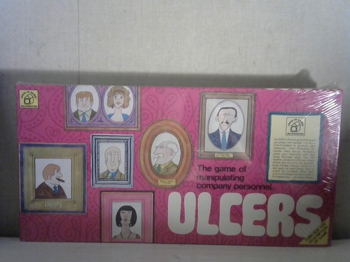 1969 ulcers board game - ulcers,