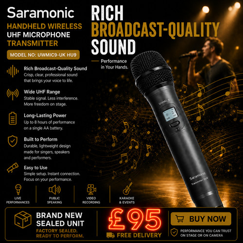 Saramonic handheld wireless - handheld,