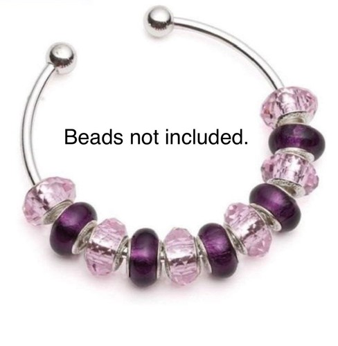 Open bangle bracelet - bracelet, with