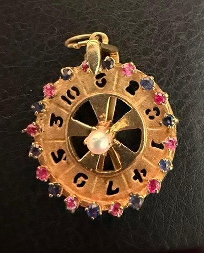 14k solid gold roulette - gold,