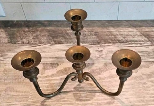 Vintage solid brass - brass, arm