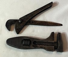 Vintage 6" King Dick Adjustable Wrench & Footprint Adjustable Spanner England