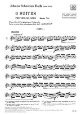 6 Suites BWV 1007-1012 violin