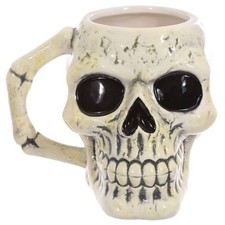 Ancient Skull Head Mug Halloween Ceramic Cream Gothic Cup Gift